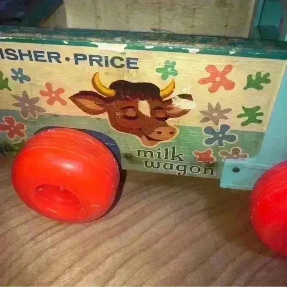 Fisher Price Milk Wagon. Vintage - Picture 1 of 6